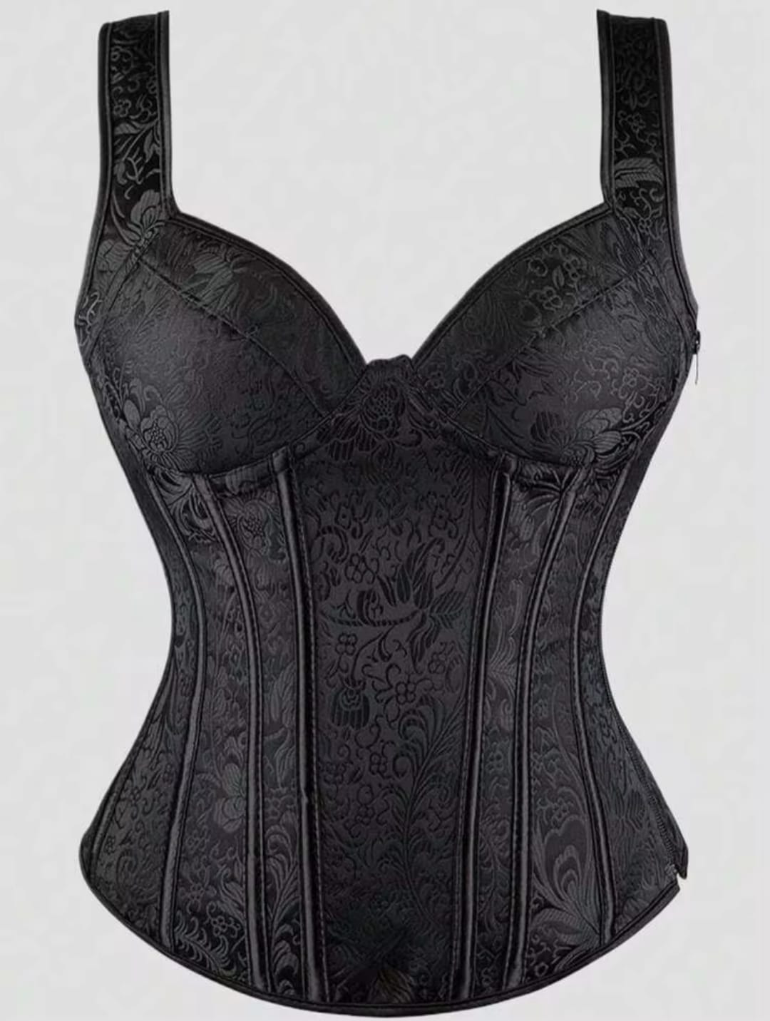 Women’s High-Compression Jacquard Corset Shapewear Top